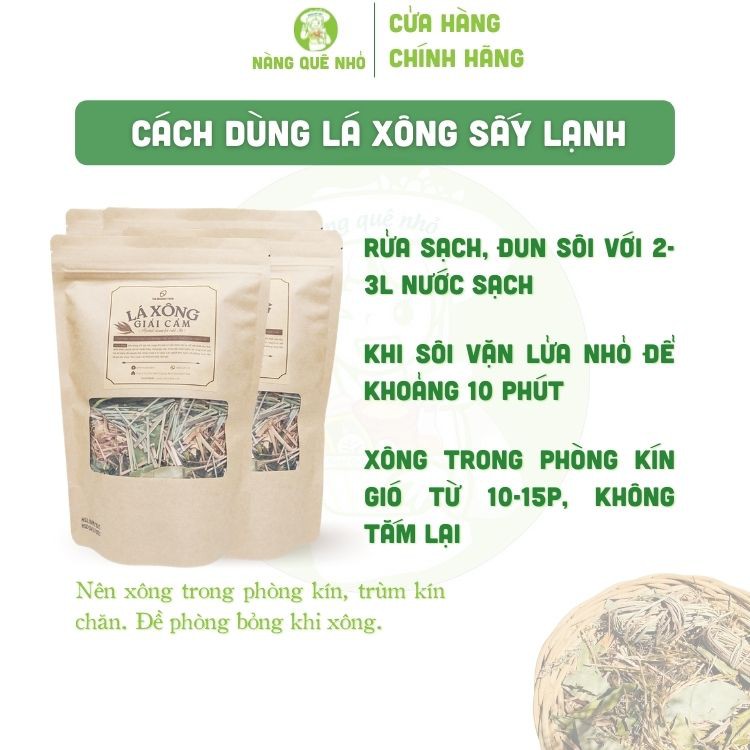 Lá Xông Cảm The Moshav Farm Lá xông thảo dược xông hơi toàn thân