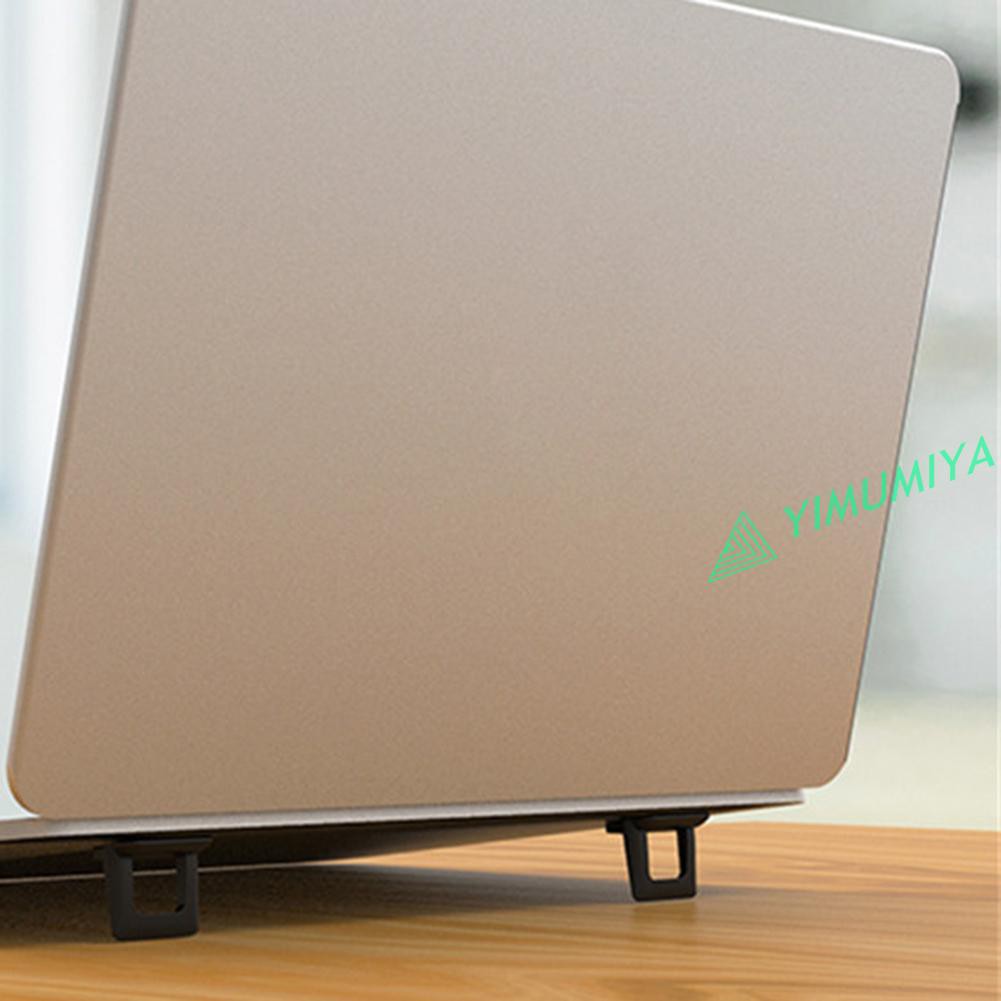 1 cặp chân đứng xếp bằng nhựa mini làm mát cho laptop notebook