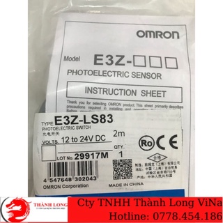 Cảm biến quang omron E3Z-LS83 2M , O778,454.186