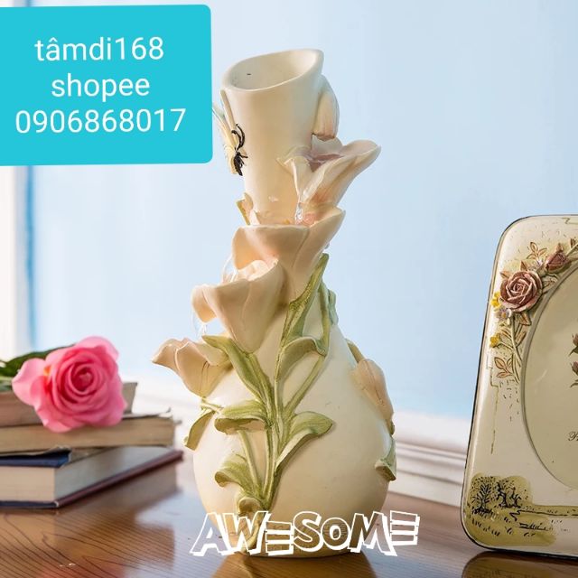 Thác nước phong thủy bình hoa 🌷🌷🌷