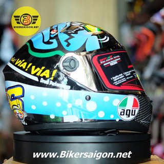 Nón Bảo Hiểm Fullface AGU Tem Cá