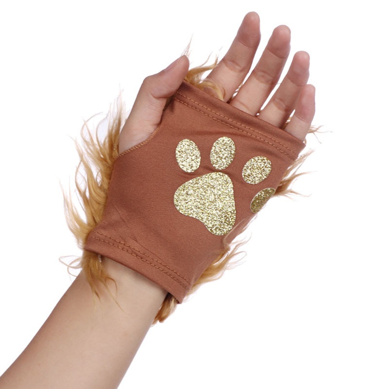 ✿ Bộ Đồ Hóa Trang Halloween Hình Móng Vuốt Sư Tử Không Ngón Tay Cho Người Lớn Và Trẻ Em