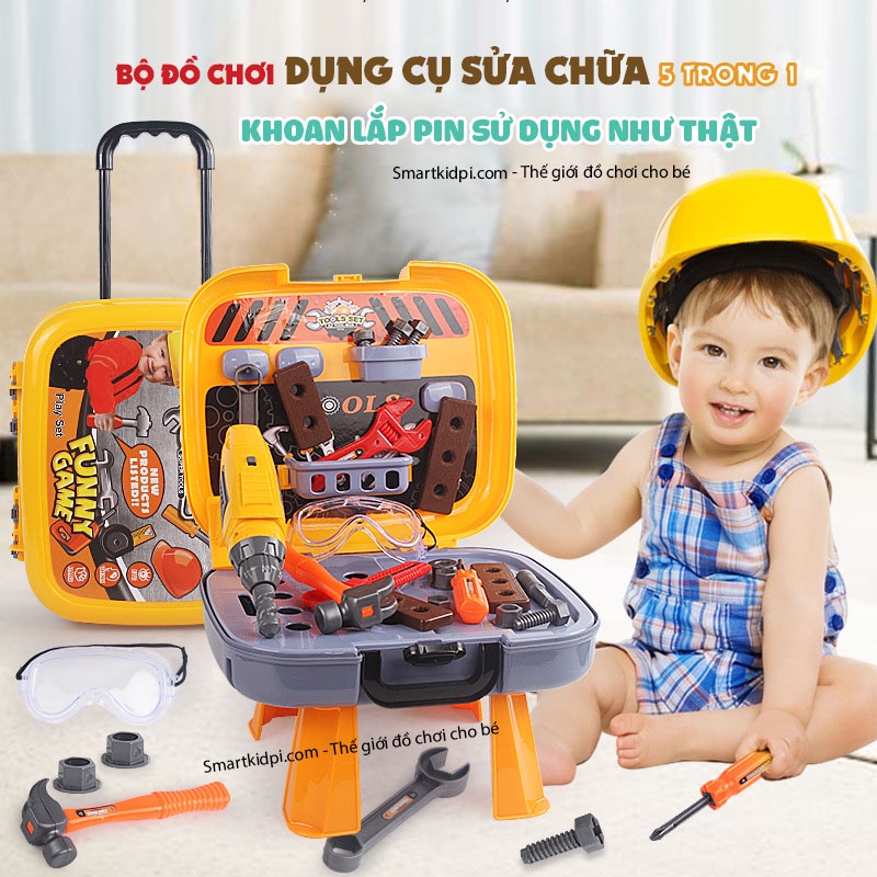 Đồ chơi Bộ dụng cụ sửa chữa 37 chi tiết - Đồ chơi nhập vai