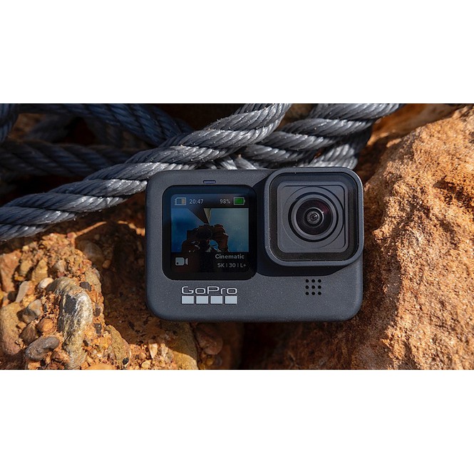 Máy quay Gopro 9 Black  - Quay 5k - 23.6MP - Tặng thẻ nhớ 64gb - Mới 90%