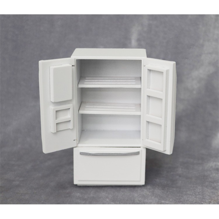 Miniature trang trí mô hình, dollhouse_Tủ lạnh (1:12)