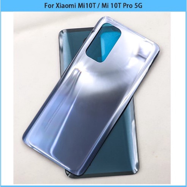Nắp lưng Xiaomi Mi10T / Mi10T Pro 5G  - Chất liệu kính - Tặng kèm keo