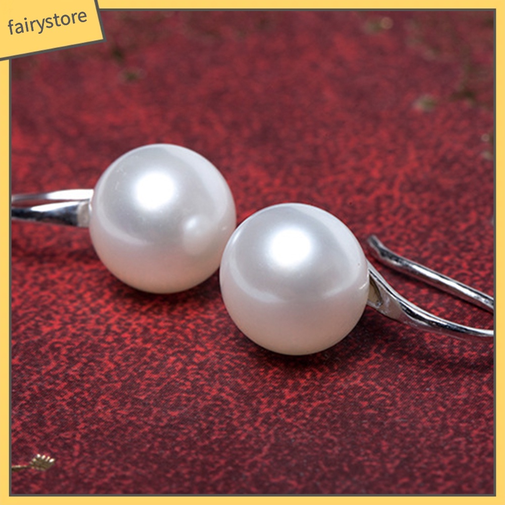 Khuyên Tai Đính Hạt Ngọc Trai Nhân Tạo Thời Trang