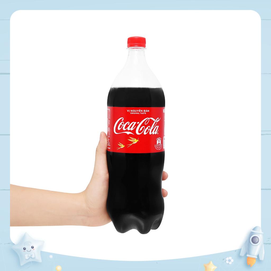 Chai nước ngọt Coca Cola 1.5 lít (nước uống có ga)