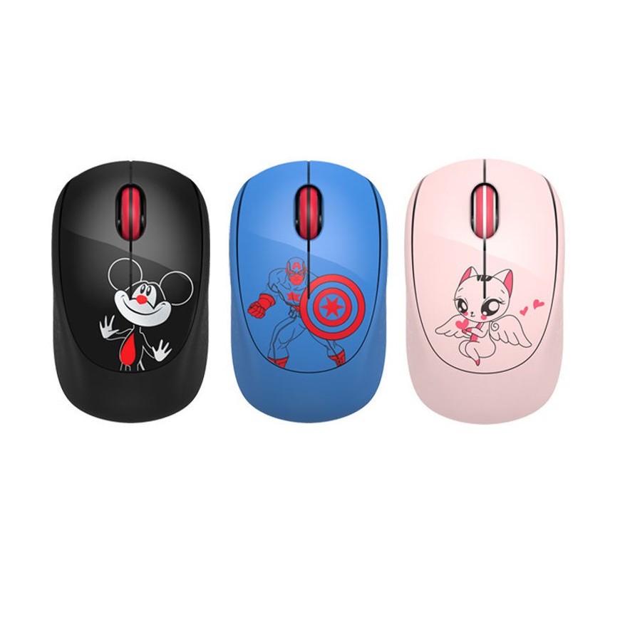 Chuột không dây Huqu GQ-I361 thiết kế nhỏ gọn, trẻ trung - được kết nối qua đầu thu USB