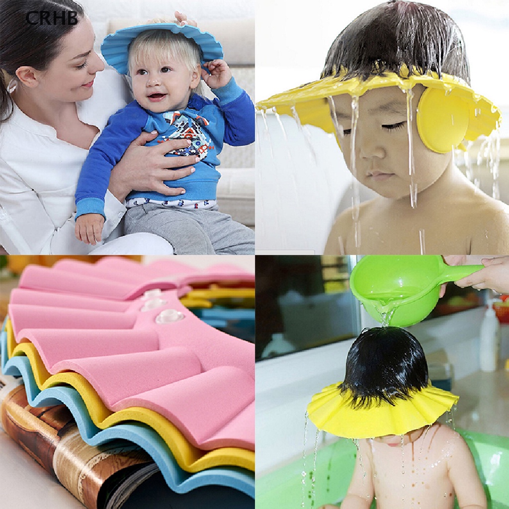 Mũ Tắm Gội Đầu 3 Màu Tùy Chỉnh Dành Cho Trẻ Em Mới