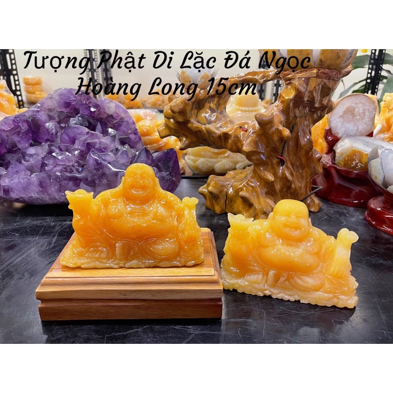 Tượng Phật Di Lặc Đá Ngọc Hoàng Long Phong Thuỷ