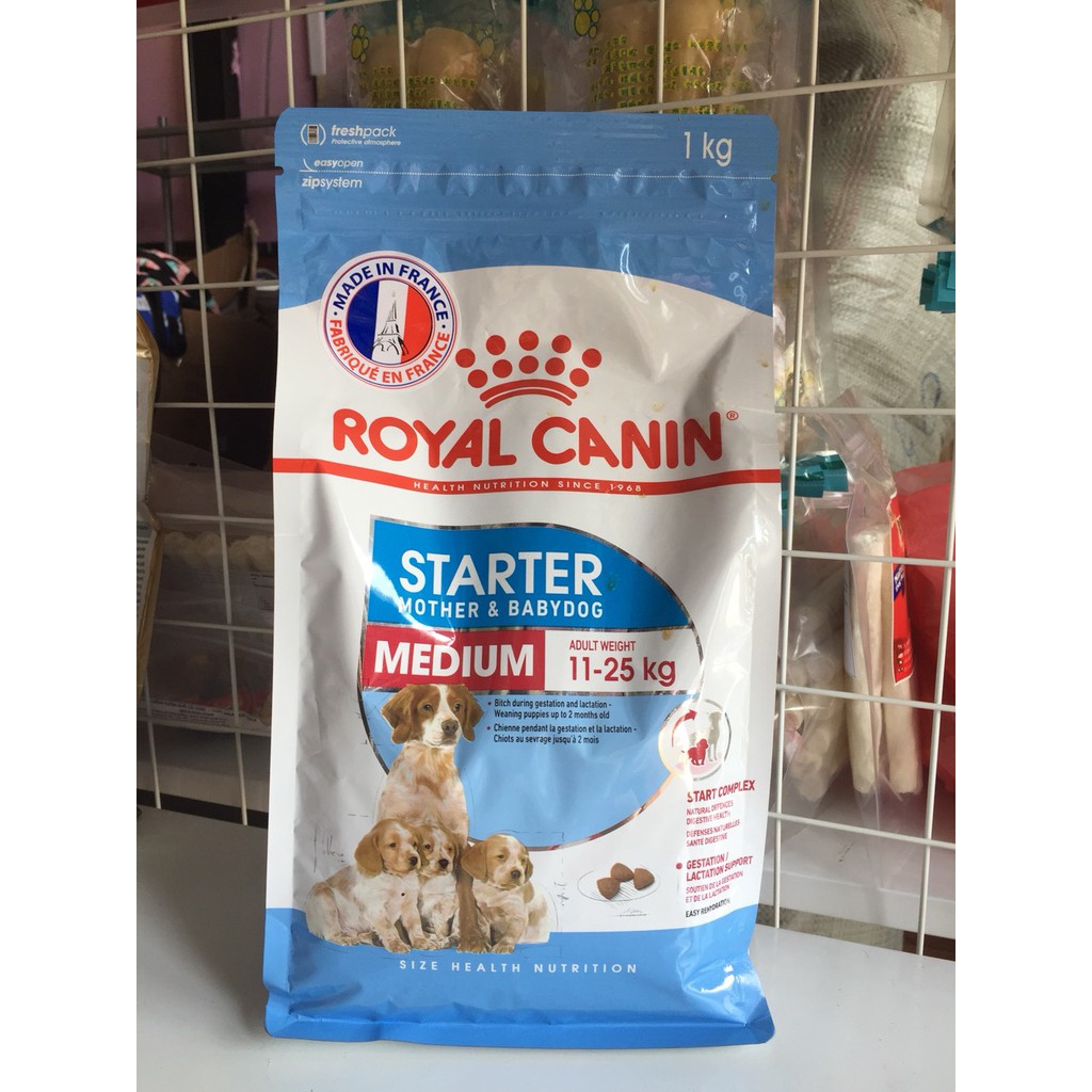 Thức ăn cho chó mẹ và chó con ROYAL CANIN MEDIUM STARTER MOTHER &amp; BABYDOG 1kg