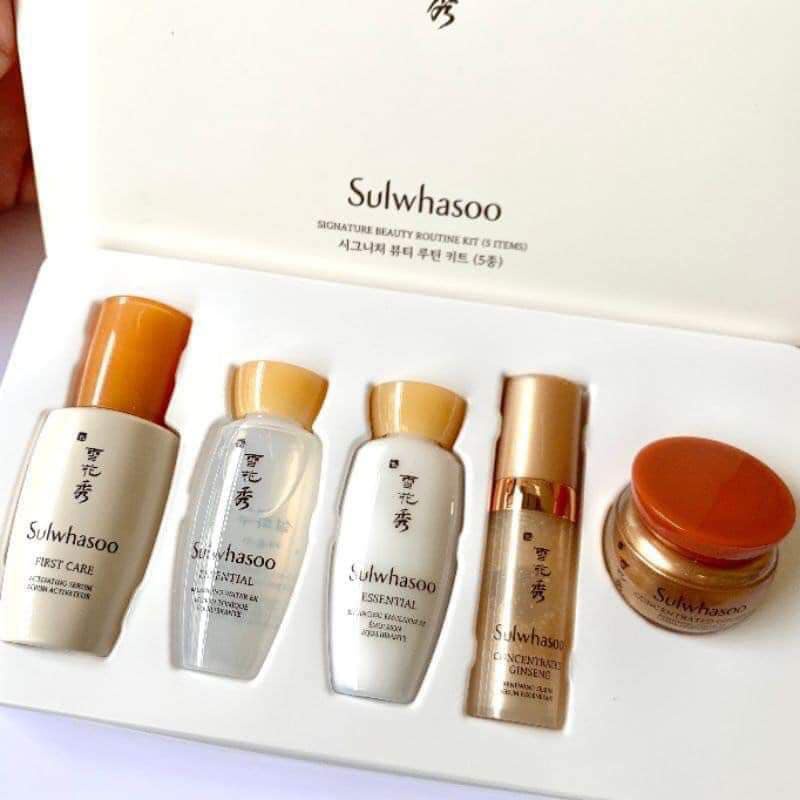 Set dưỡng da nhân sâm cao cấp SULWHASOO signature beauty routine kit