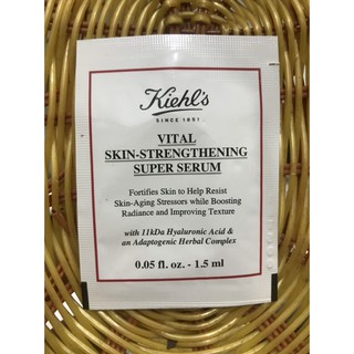 (1,5ml ) sample kiehl's Dưỡng chất chiết xuất thảo dược giúp phục hồi & tăng cường độ tươi trẻ Vital Skin-Strenthening