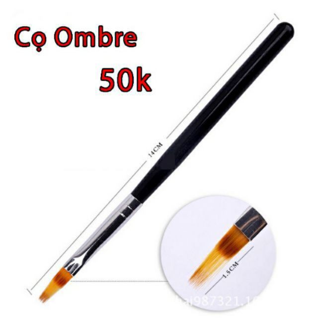 [SIÊU SALE] Cọ Ombre kéo cán gỗ lông mềm