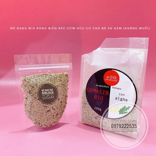Mè rang mix rong biển rắc cơm hữu cơ Sottolestelle 200g