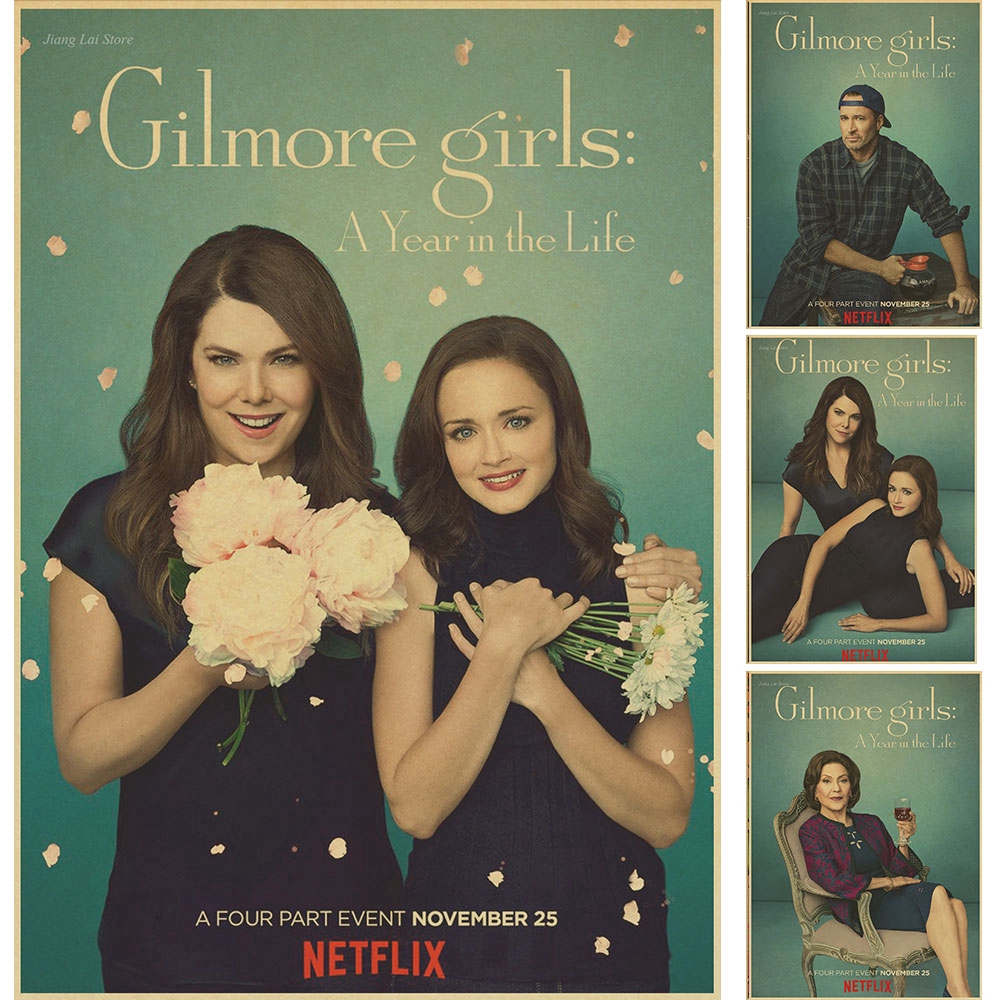 Gilmore Girls Phim Krysten Ritter retro Treo Tường Poster vintage Tranh Trang Trí Nhà Chất Lượng Cao