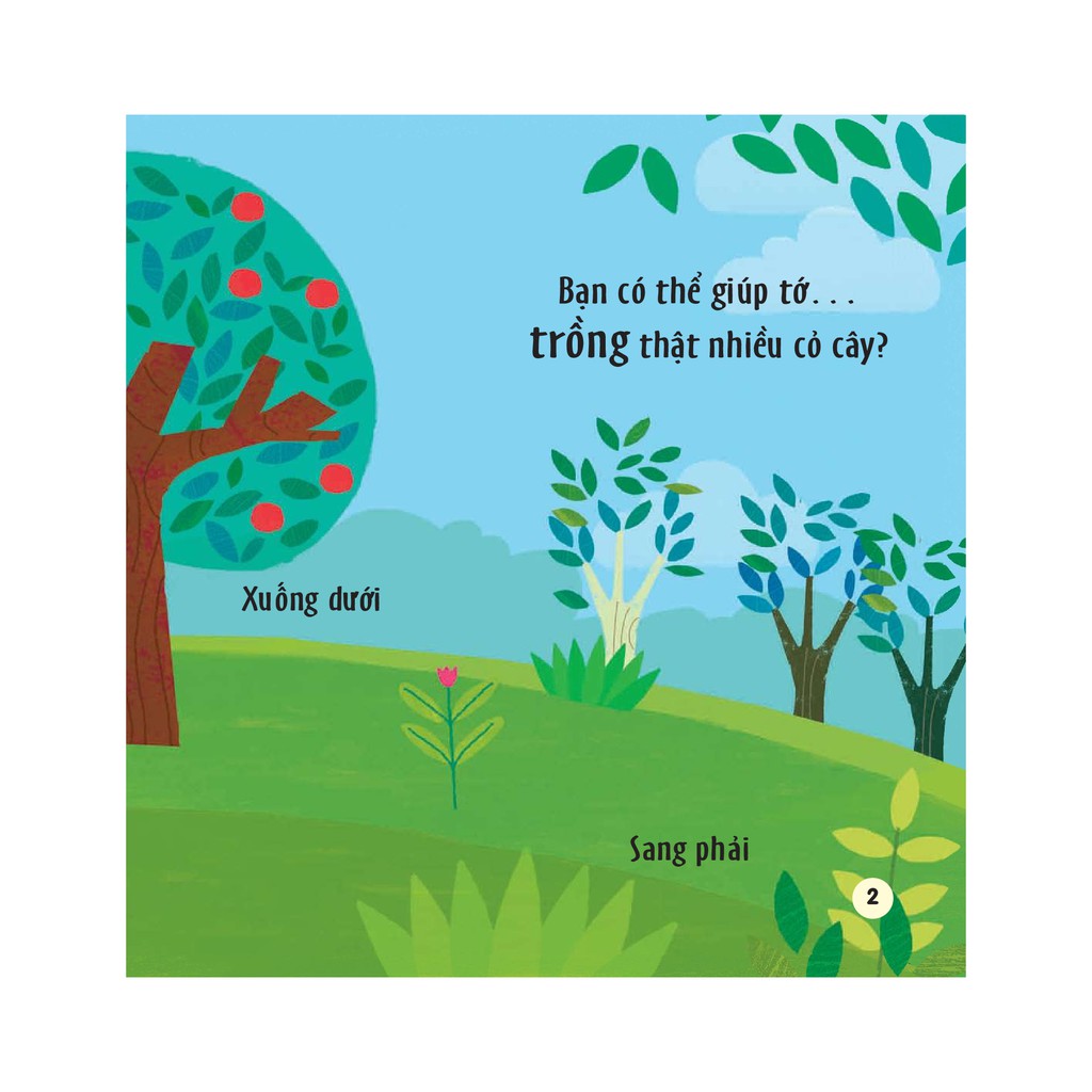 Sách cho bé - Chạm và trượt - Cây trồng lớn rồi kìa!