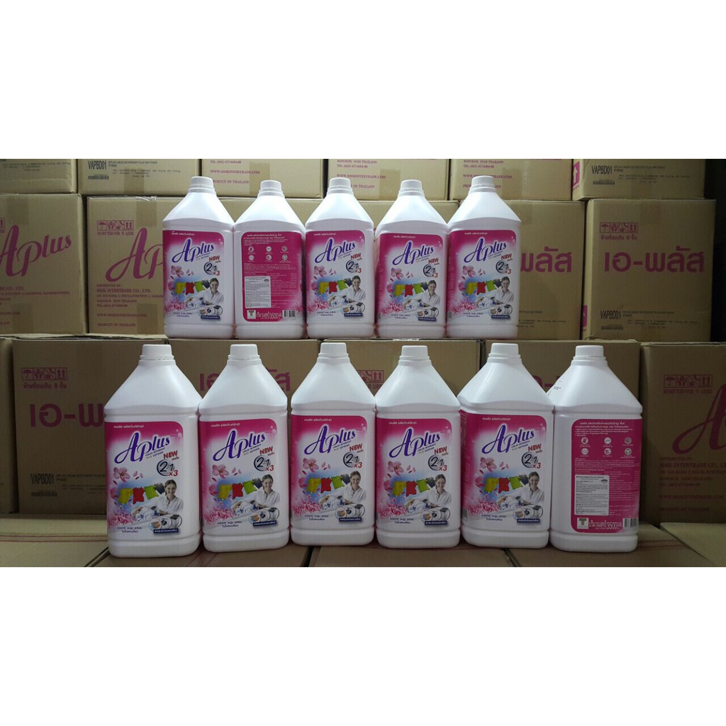 [Nhập khẩu chính hãng] Nước giặt xả 2in1 Aplus Thái lan (mẫu mới đậm đặc gấp 3 lần)