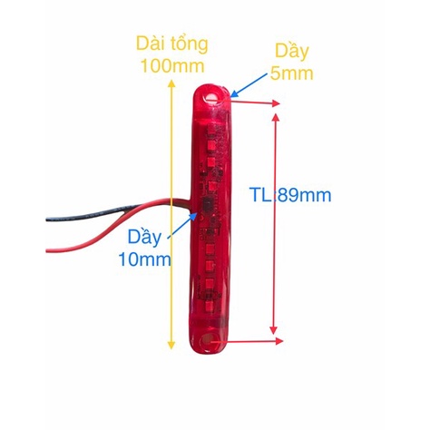 Nháy FLASH 24V đèn sườn ô tô led nháy các loại mầu đèn nhấp nháy siêu hót