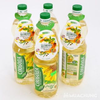 Dầu ăn organic sloboda chai 1L nsx 11/2019 HSD 01 năm