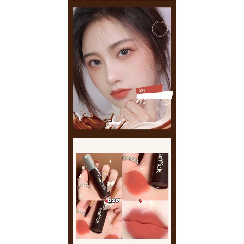 Son kem lì Maffick vỏ socola chocola lip glaze