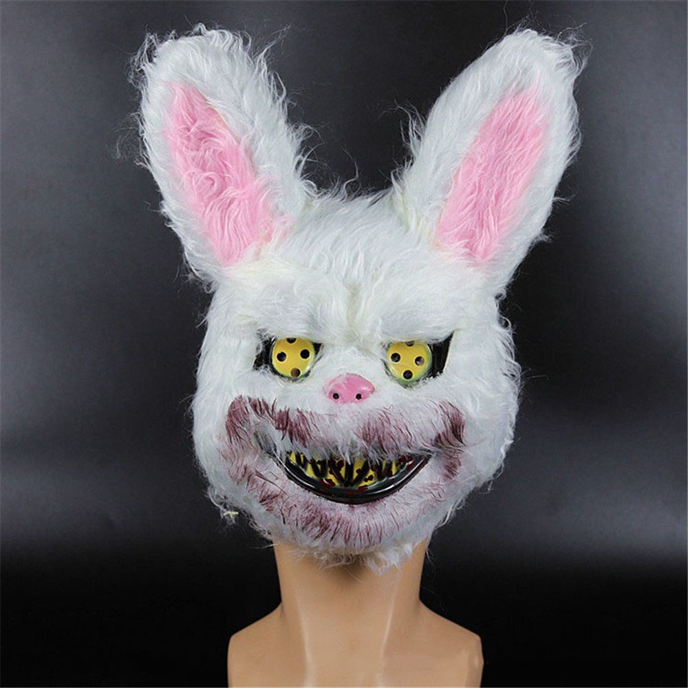 Mặt nạ hóa trang halloween hình đầu thỏ/ gấu độc đáo
