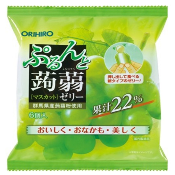 Thạch trái cây Orihiro các vị (gói 120g)