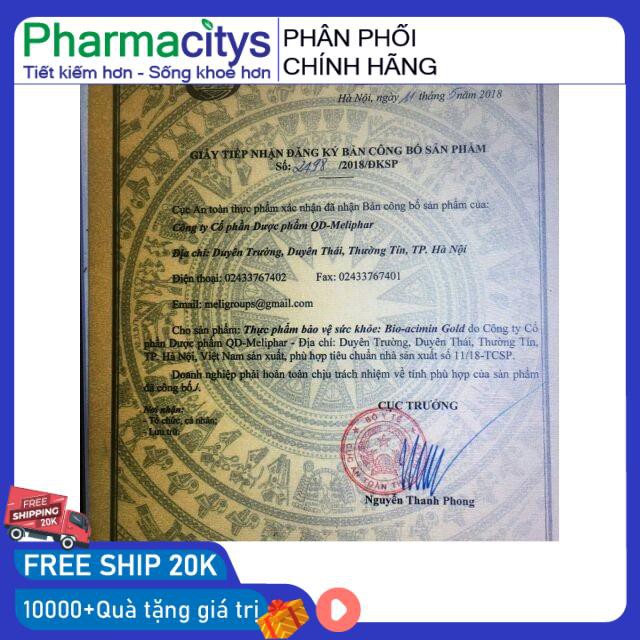 [Freeship] Cốm vi sinh Bio-acimin Gold tiêu hóa khỏe - trẻ ăn ngon, cải thiện biếng ăn suy dinh dưỡng - Phan An CN23