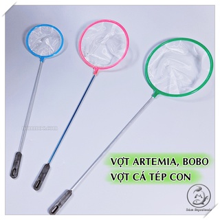 Vợt Artemia - Bobo | Vợt Cá Tép Mini - Lưới Siêu Mịn