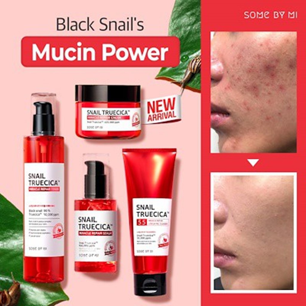 SET DƯỠNG SOME BY MI SNAIL TRUECICA MIRACLE REPAIR STARTER KIT-EDITION