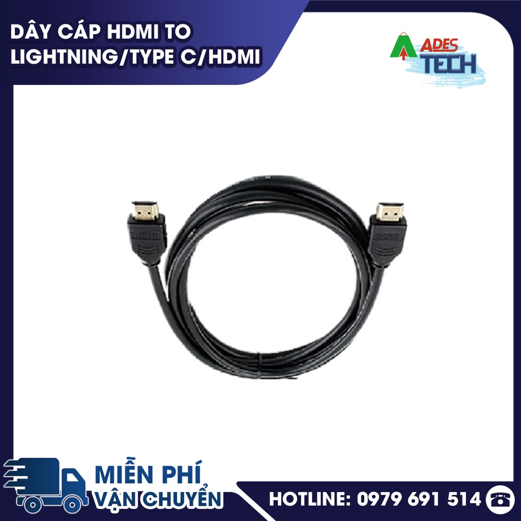 Dây Cáp HDMI to Lightning/Type C/HDMI | Dây cap chuyển đổi Tunie