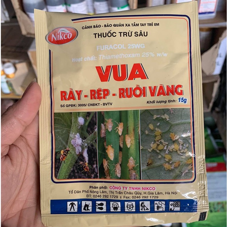 Vua Trừ Rầy Rệp 25wp (gói 15g) - VTNN Bắc Từ Liêm