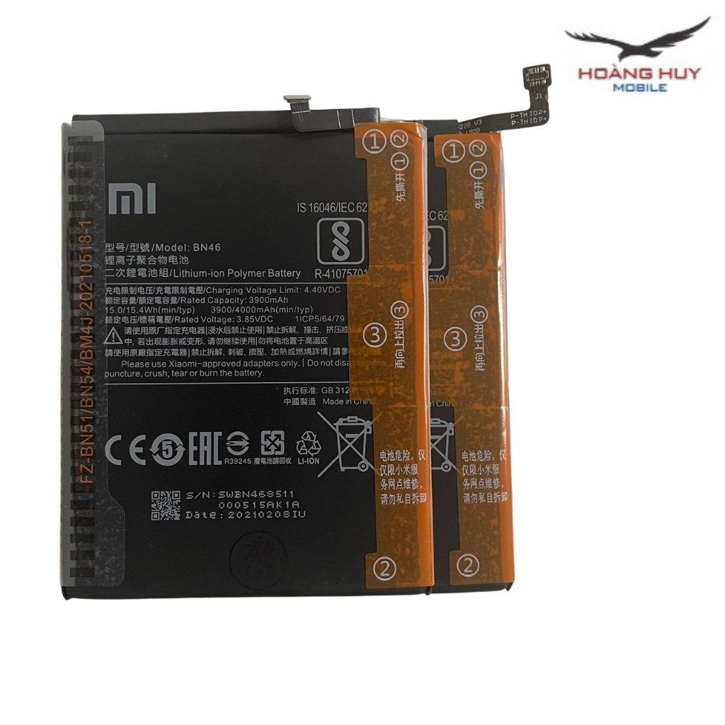 Pin Xiaomi Redmi 7,Redmi Note 8 BN46 Dung Lương 4000mAh Hàng Zin Nhập Khẩu Bảo Hành 6 Tháng 1 Đổi 1