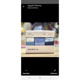 Set 6 chiếc quần chip cotton Gu Nhật