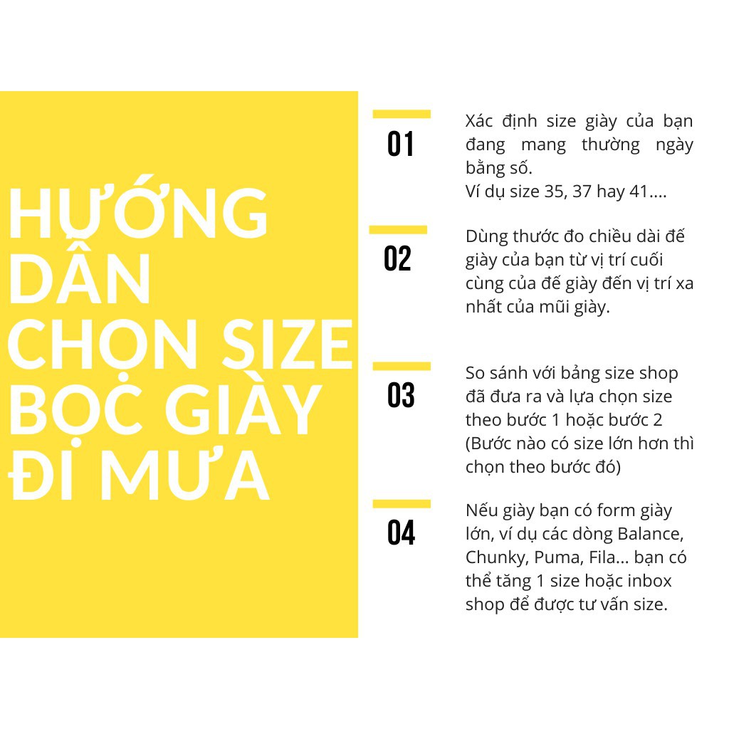 Bọc Giày Dép Đi Mưa - Áo Mưa Cho Giày Dép Tặng Kèm Gót Chống Đau Chân EZMART