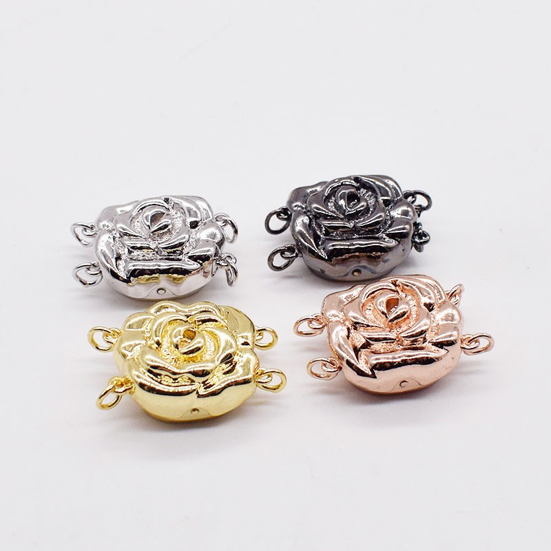 [K10C] Phụ kiện trang sức (DIY) - Chốt khóa Đối xứng Hàng đôi - Hàng đơn làm vòng cổ vòng tay