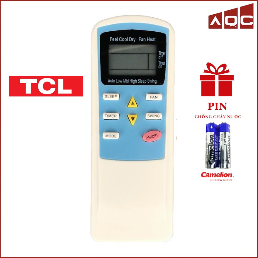 Điều Khiển Máy Lạnh TCL chính hãng cho điều hoà 9000BTU