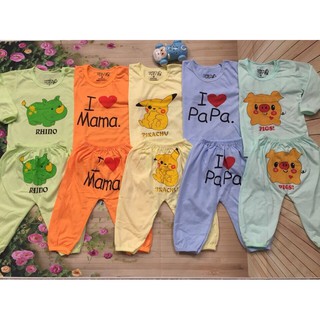 set 5 bộ dài tay cho bé