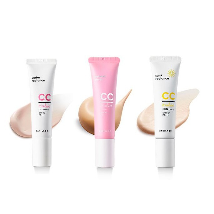 MBC Kem trang điểm CC Banila Co it Radiant CC Cream / Cover SPF30/PA++/SUN BASE mini 5ml
