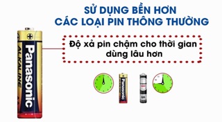 Vỉ 2 viên Panasonic Alkaline AAA/ AA