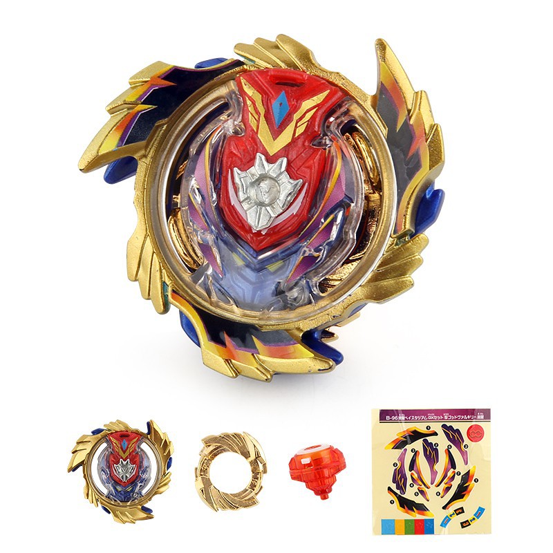New Golden Beyblade Burst B96N Metal Fusion Launcher Spinning Top