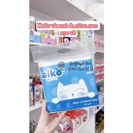 KHĂN VẢI KHÔ ĐA NĂNG AIKO 300GR