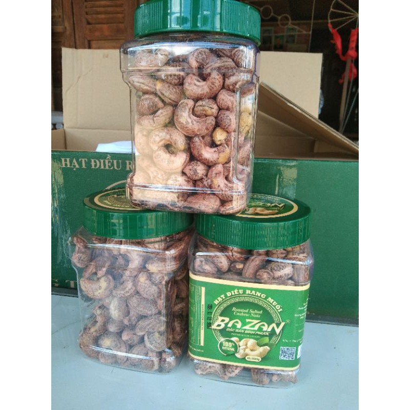 HẠT ĐIỀU RANG MUỐI BAZAN SỐ 1 BÌNH PHƯỚC 500Gr