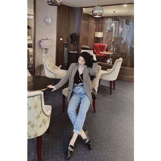 [FREESHIP - HÀNG LOẠI 1] ÁO VEST KẺ 2 LỚP DARA SIÊU HOT