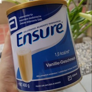 SỮA BỘT ENSURE 400g, HÀNG CỦA HÀ LAN SẢN XUẤT RIÊNG CHO THỊ TRƯỜNG ĐỨC