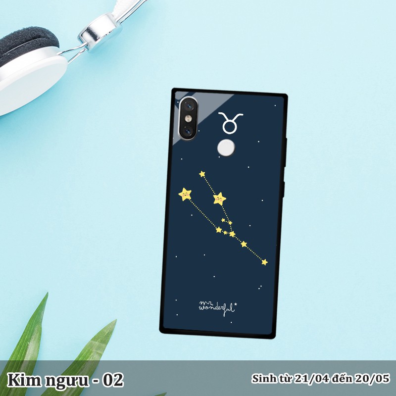 Ốp kính Xiaomi Mi 8SE in cung hoàng đạo