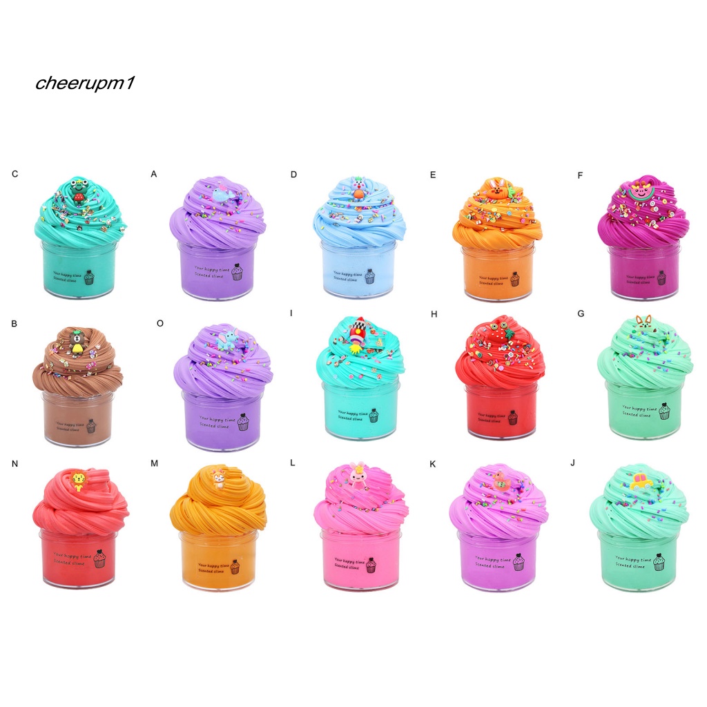 Bộ Đồ Chơi Slime Thủ Công Hình Đám Mây Nhiều Màu Dành Cho Bé Trai Gái
