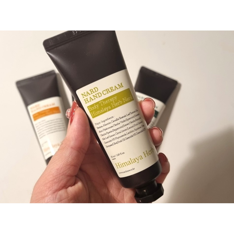 Set 4 tuýp kem dưỡng da tay Nard Himalaya Herb nội địa Hàn Quốc