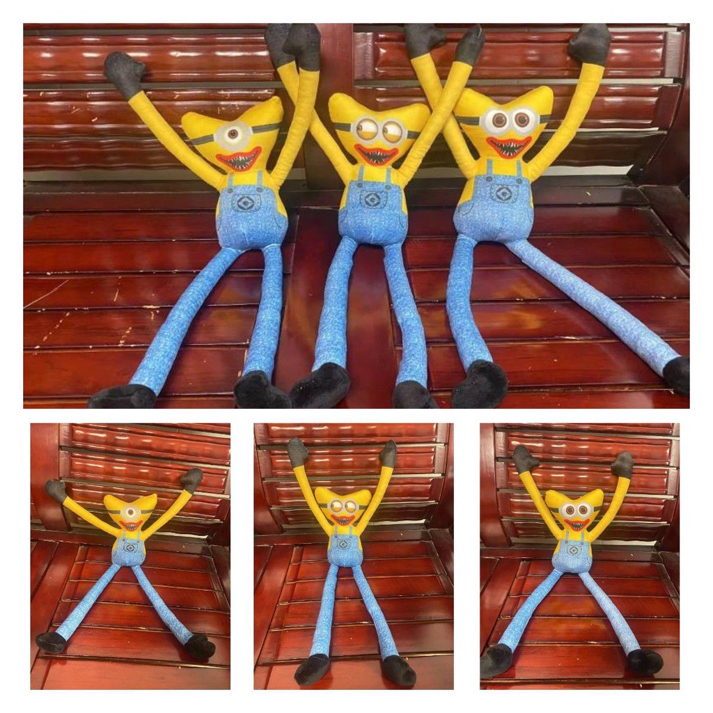 Đồ chơi nhồi bông hình nhân vật Huggy Wuggy trong game Poppy Playtime cỡ 40cm làm quà tặng sinh nhật